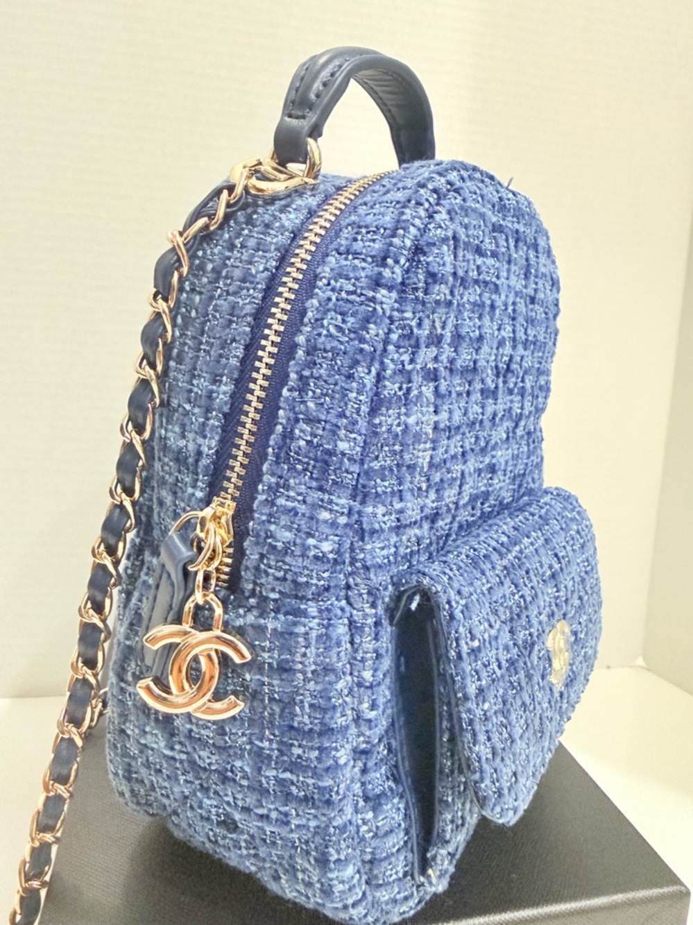 Blue Tweed CC Backpack - Picture 10 of 10